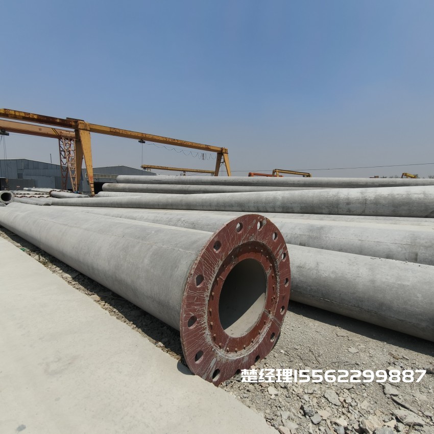 义乌12米无拉线电杆